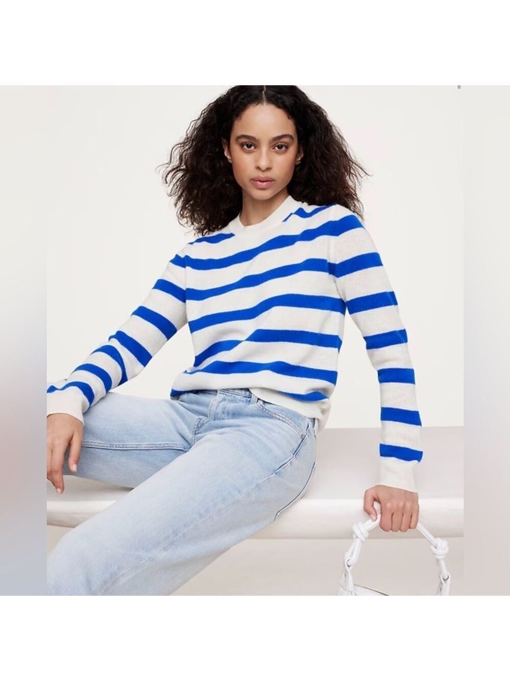 Banana Republic Lightweight Cashmere Crew-Neck Sweater NWT Small Quiet Luxury